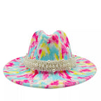 Psychedelic Abstract Fedora Hat