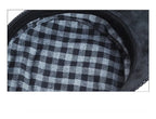 Punk Black Genuine Leather Sailor Cap