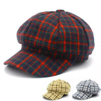 Quincey Tartan Wool Newsboy Cap