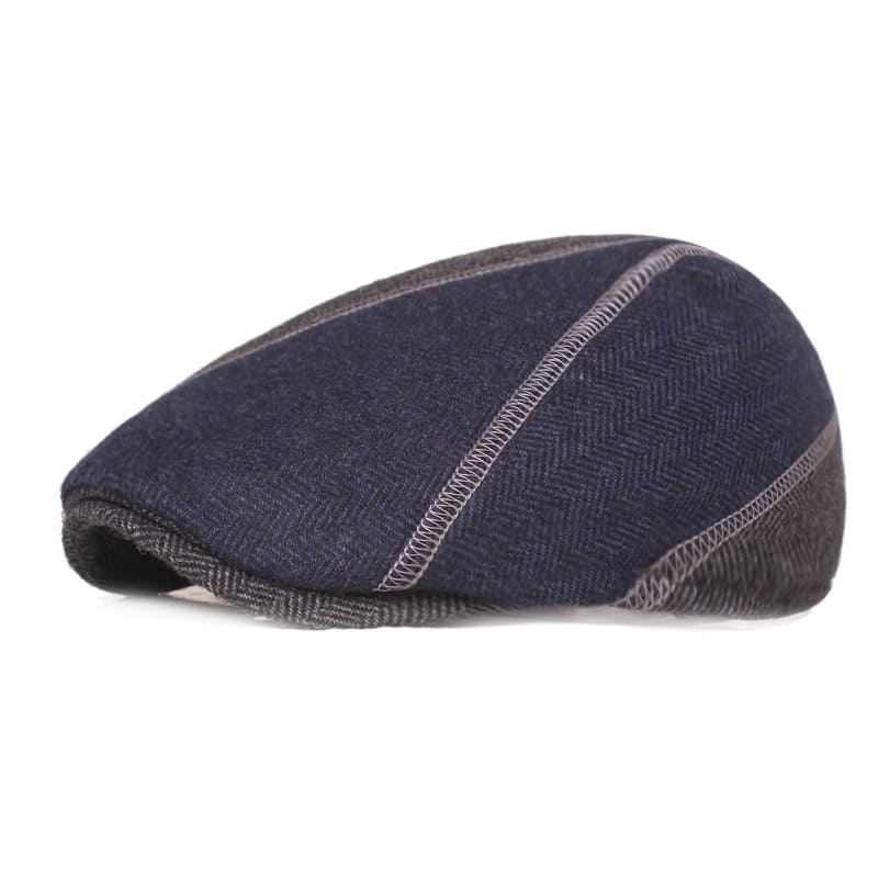 RGD Winter Earflaps Wool Flat Cap
