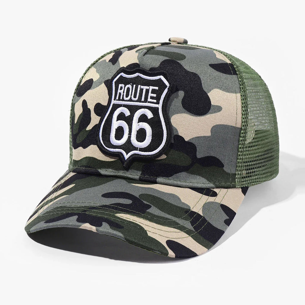 ROUTE 66 Cotton Trucker Cap