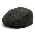 RQL Earflaps Wool Flat Cap