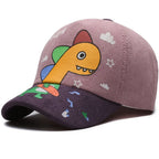 Racer Baby Dinosaur Corduroy Baseball Cap