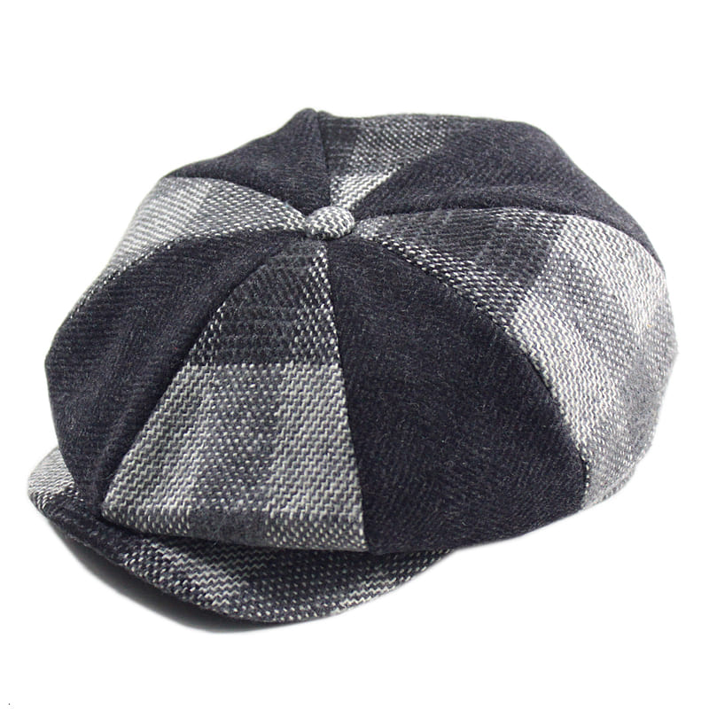 Ragdale Tartan Wool Newsboy Cap