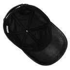 Raleigh Snakeskin Genuine Leather Baseball Cap