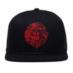 Red Lion Black Trucker Snapback Cap