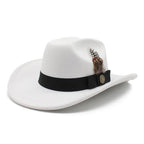 Red River Feather Wool Cowboy Hat