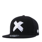 Red X Cotton Snapback Cap