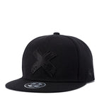 Red X Cotton Snapback Cap