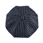 Reims Striped Newsboy Cap