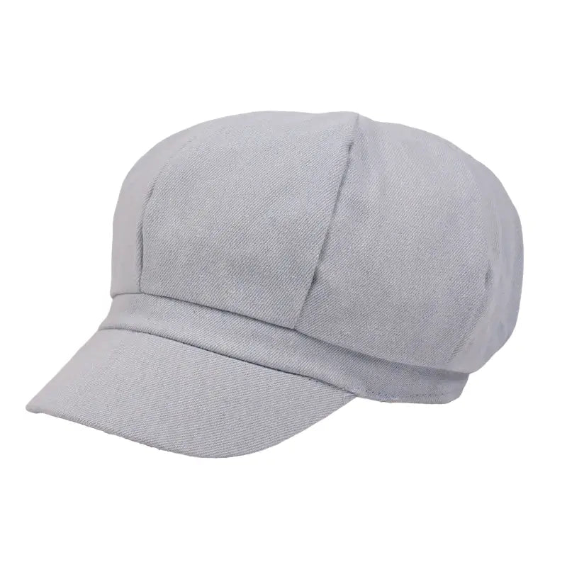 Renan Vintage Denim Newsboy Cap