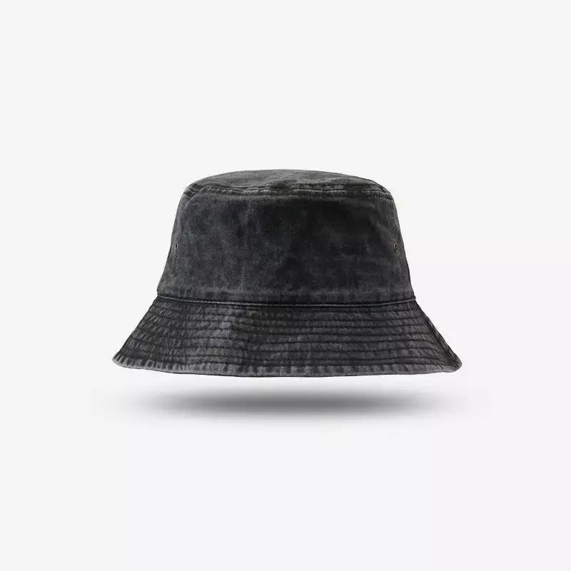 Retro Washed Cotton Bucket Hat