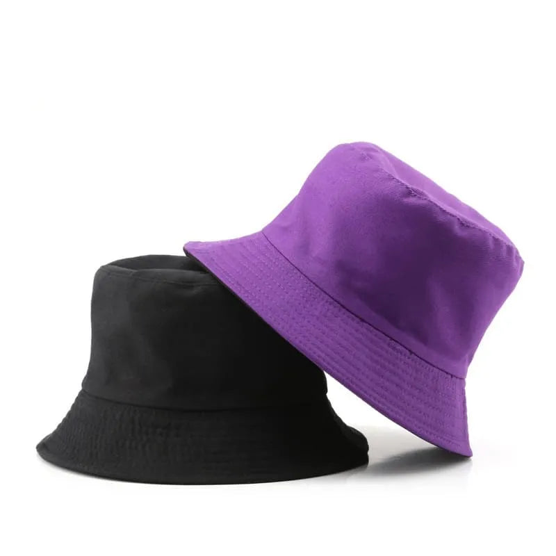 Reversible Plain Bucket Hat