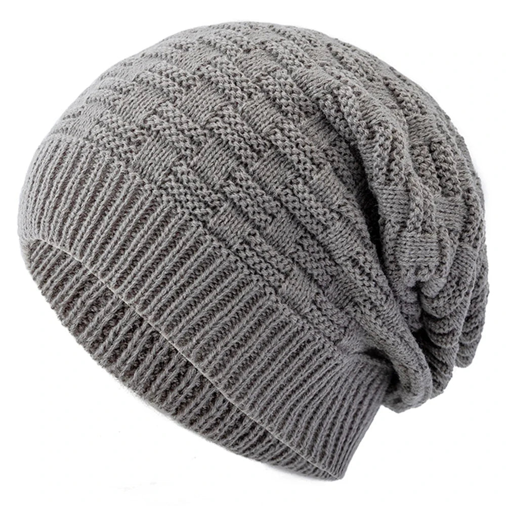 Rhode Island Winter Knitted Slouchy Beanie