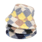 Rhombuses Fur Bucket Hat