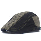 Rhombuses Patchwork Flat Cap