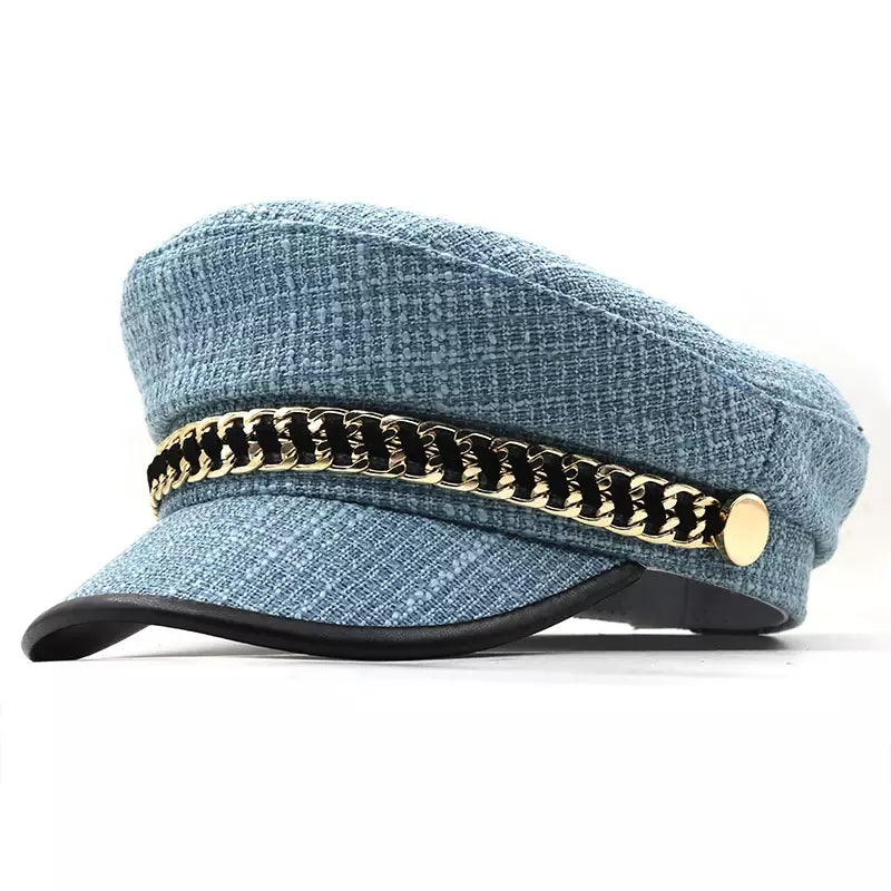 Rivette Golden Chain Sailor Cap