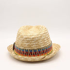 Riviera Summer Straw Trilby Hat
