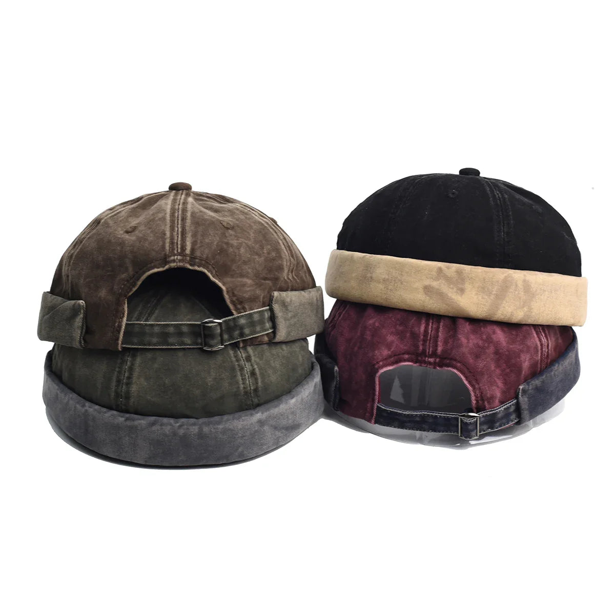 Robertson Washed Cotton Brimless Docker Cap