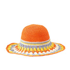 Rocamadour Summer Knitted Straw Crochet Bucket Hat