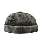 Rockstar Distressed Washed Cotton Docker Cap
