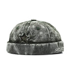 Rockstar Distressed Washed Cotton Docker Cap