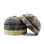 Rockstar Distressed Washed Cotton Docker Cap