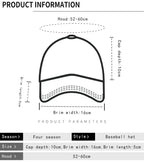 Rockstar Washed Cotton Flat Visor 5-Panels Cap