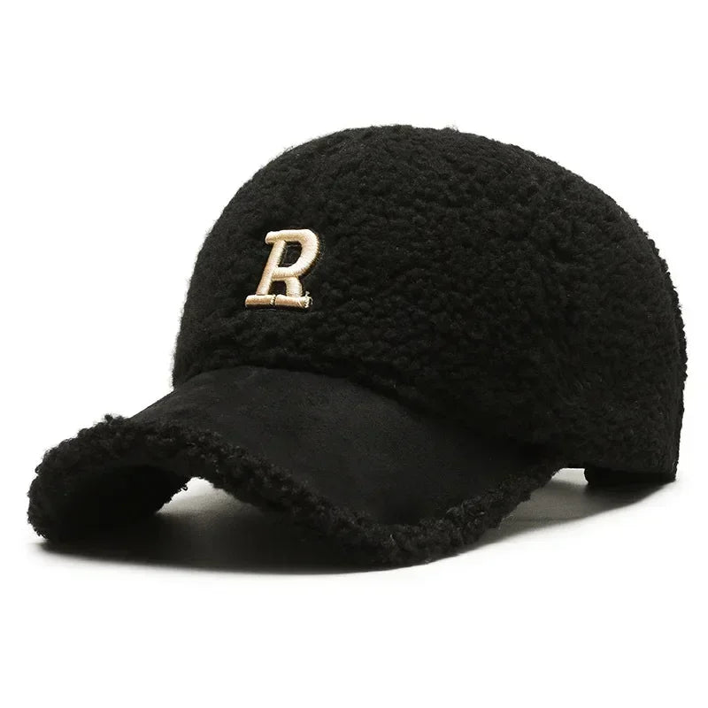 Rockstar Winter Plush Baseball Cap