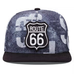Route 66 Cotton Snapback Cap