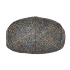 Royal Herringbone Wool Flat Cap