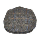 Royal Herringbone Wool Flat Cap