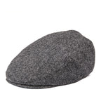 Royal Herringbone Wool Flat Cap