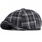 Royan Tartan Newsboy Cap