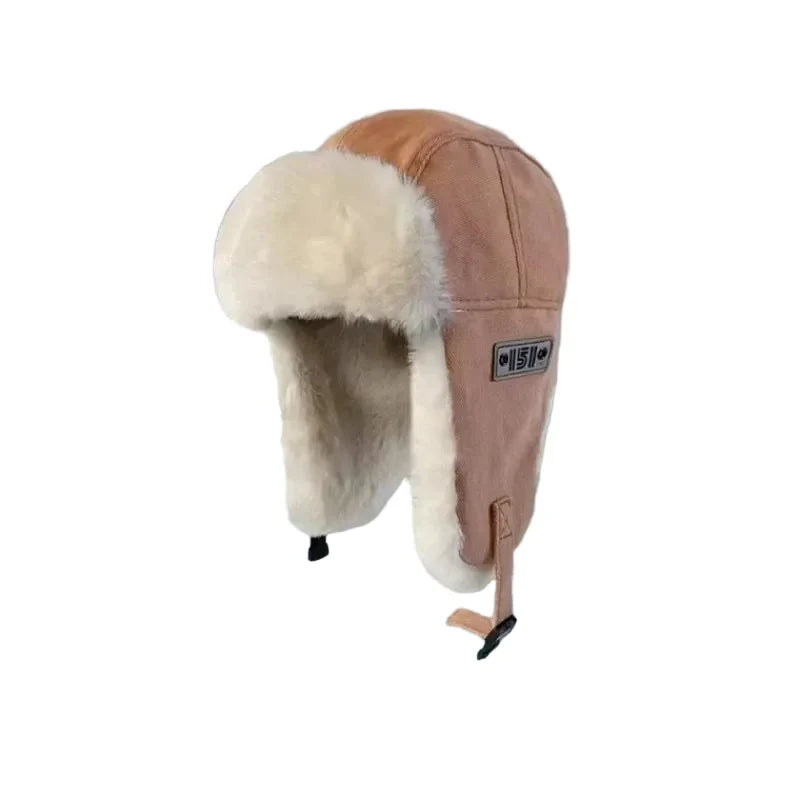 Russian Pilot Fur Winter Bomber Hat