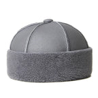 Russian Wool Lined Genuine Leather Docker Cap