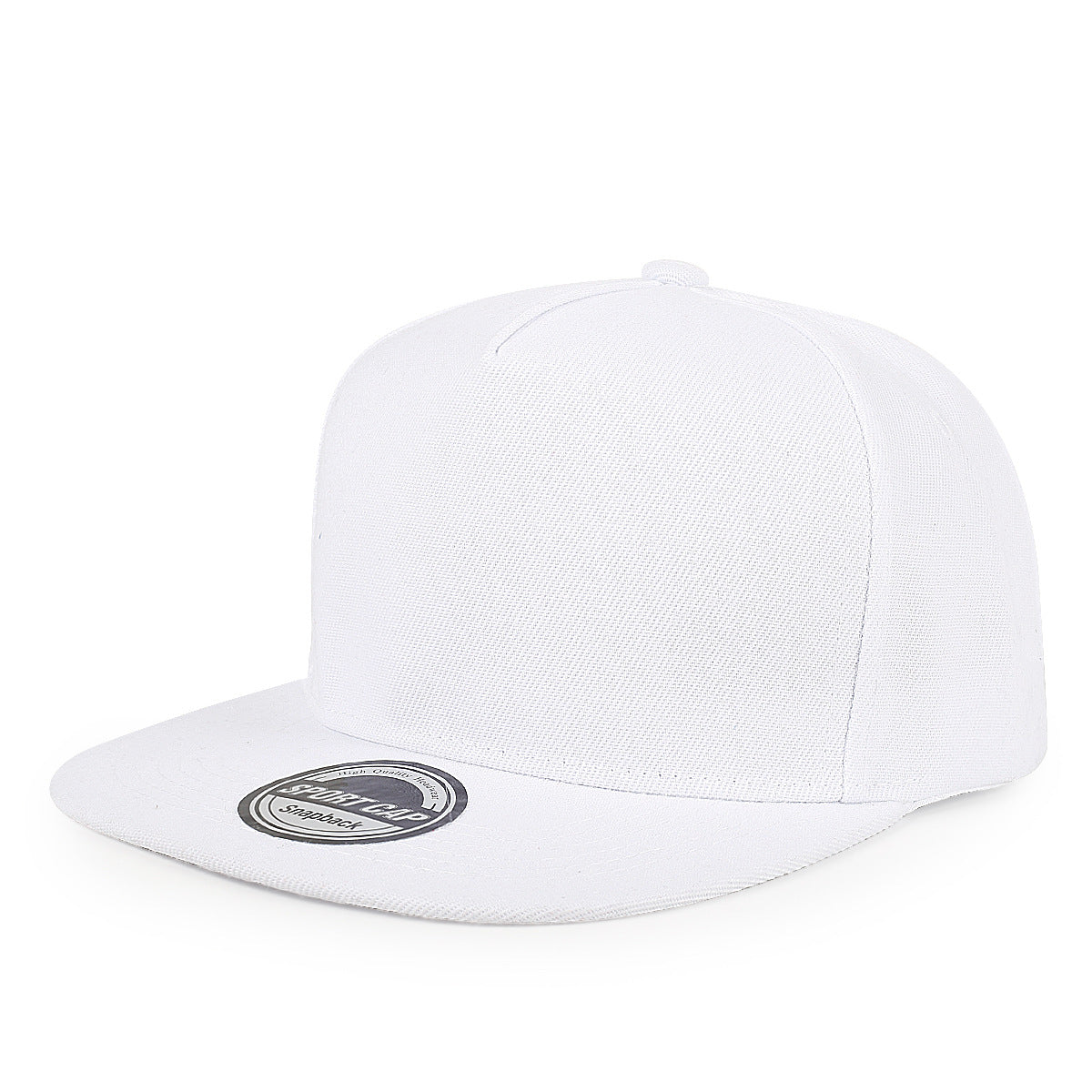 Red flat brim snapback cap for teams, events and branding