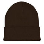 Cream unisex beanie with a stretch 56-62cm fit