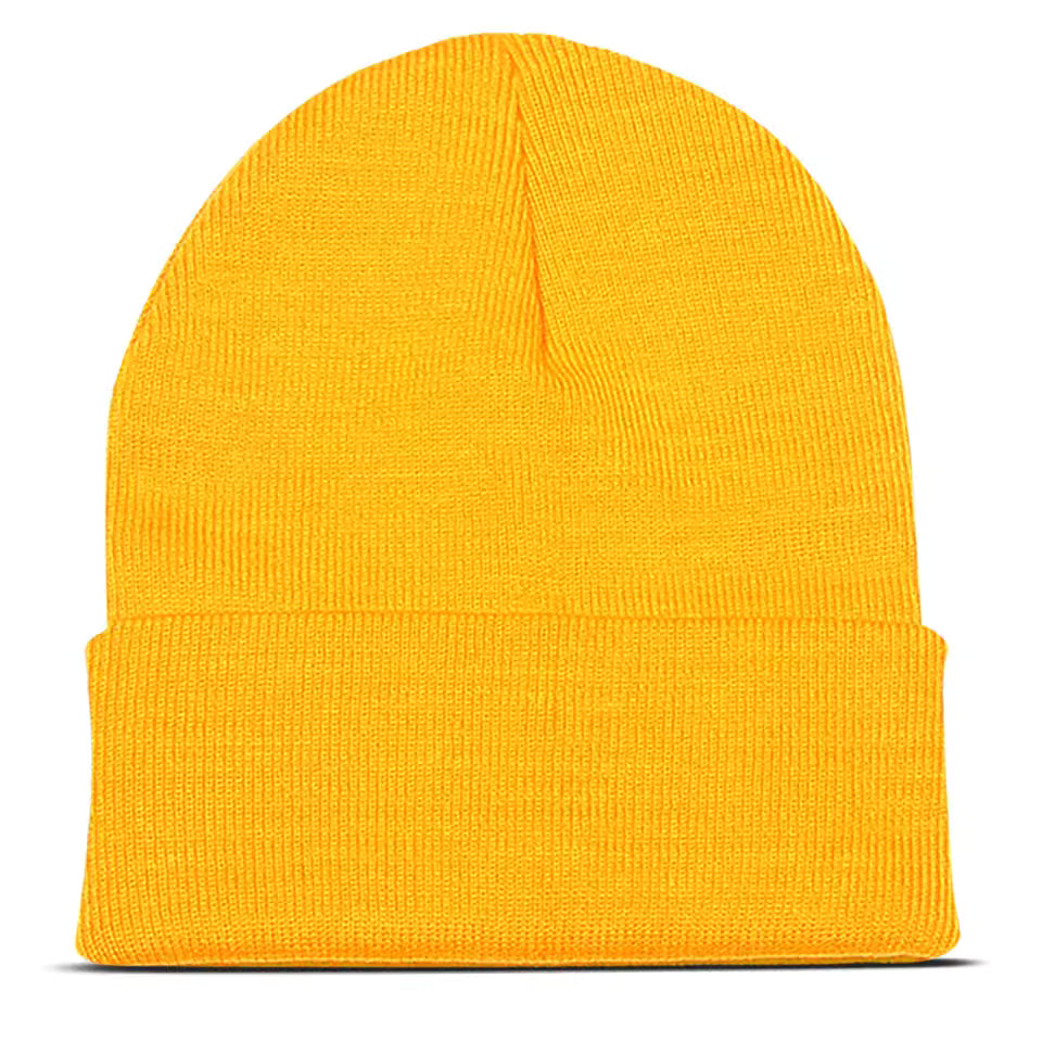 Sky blue personalized knit beanie