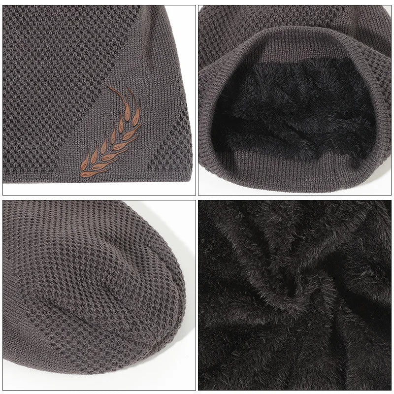 Spike Winter Lined Knitted Beanie