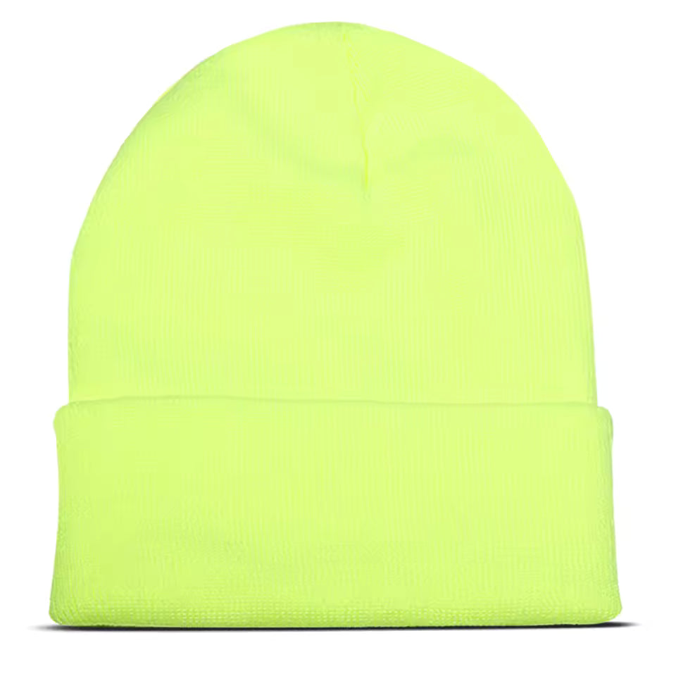 Bright blue personalized winter beanie