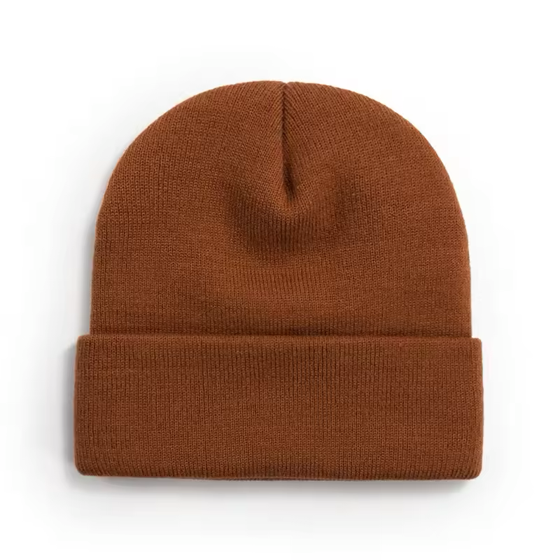 Unisex knit beanie color options for custom printing