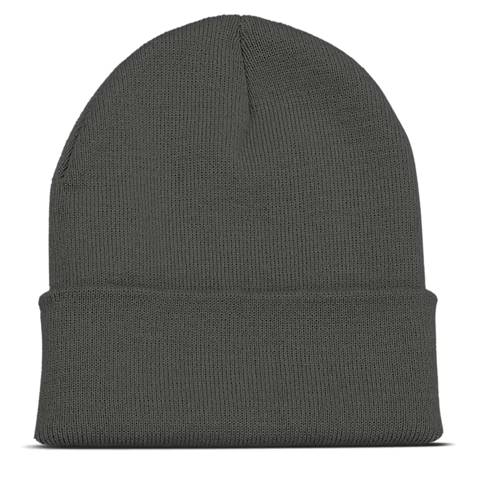 Light pink custom beanie with embroidery