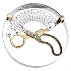 Adjustable Hat Size Measuring Tool Stainless Steel Scissor Ruler