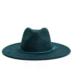 Casual Wide Brim Hat Formal Fedora Headwear