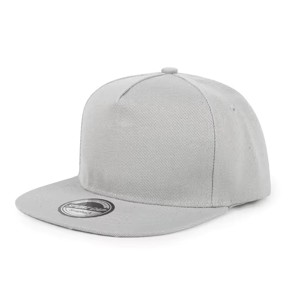 Royal blue snapback cap for custom logo print