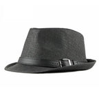 Retro Straw Trilby Hat