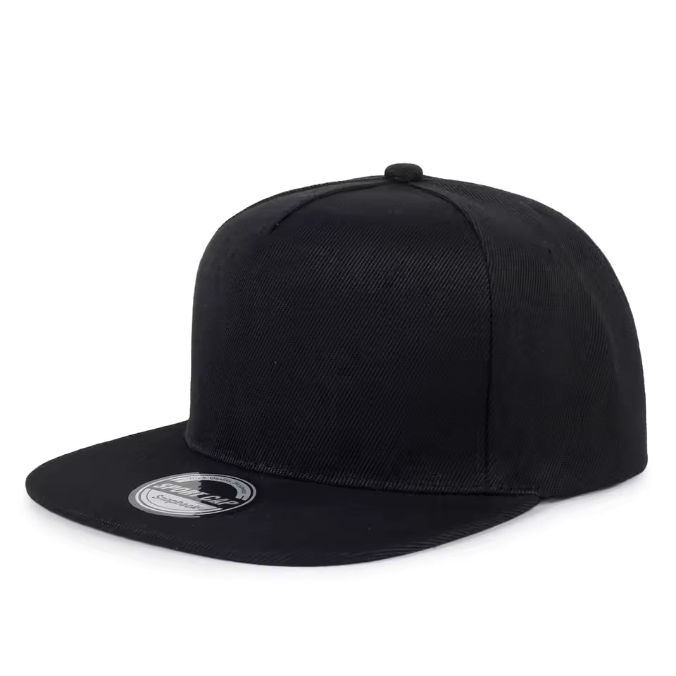 Sky blue unisex snapback cap for streetwear style