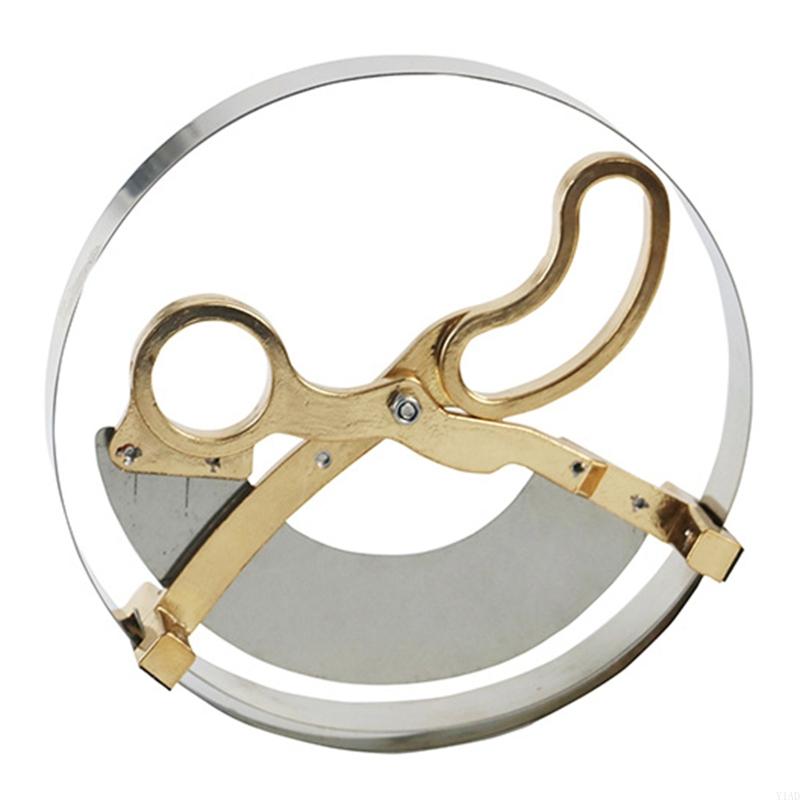 Adjustable Hat Size Measuring Tool Stainless Steel Scissor Ruler