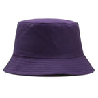 Bucket hat with custom lettering on the front panel